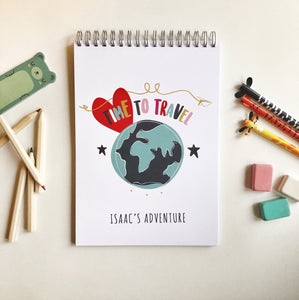 Pesonalised Travel Journal for kids