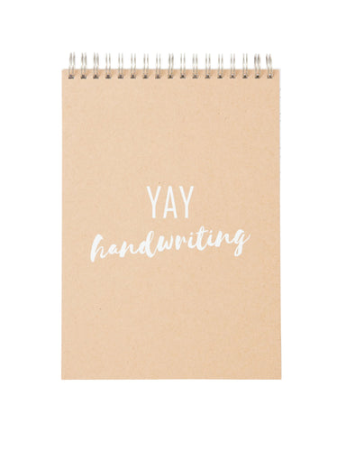 Handwriting Practice Notebook (YAY Cover)