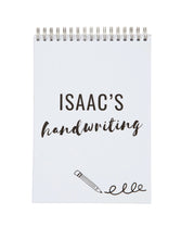 Personalised Handwriting Practice Notebook